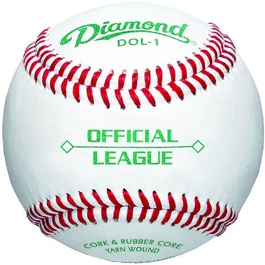 Diamond DOL-1 Official League Leather Baseballs                                                                                 
