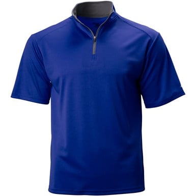 Badger Men's Short Sleeve 1/4-Zip Baseball Batting Jacket                                                                       