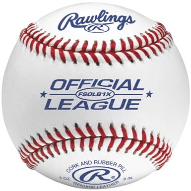 Rawlings FSOLB1X Flat Seam Practice Baseball                                                                                    