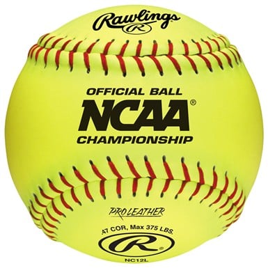 Rawlings NC12L Official NCAA Fastpitch Softball                                                                                 