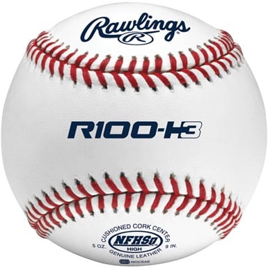 Rawlings R100-H3 NFHS Official League Baseball                                                                                  