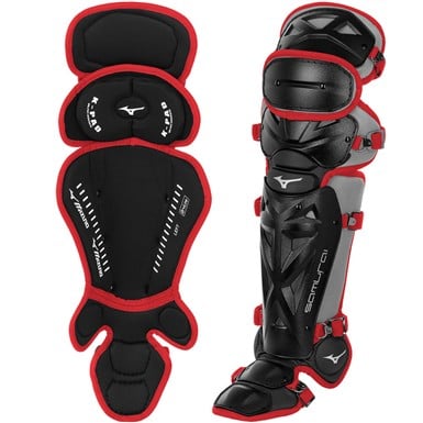 Mizuno Adult Samurai Catcher Baseball Leg Guards                                                                                
