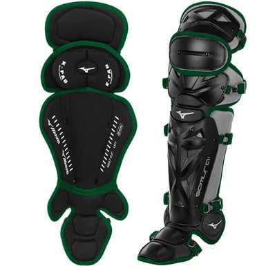 Mizuno Samurai Intermediate Catcher Baseball Leg Guards                                                                         