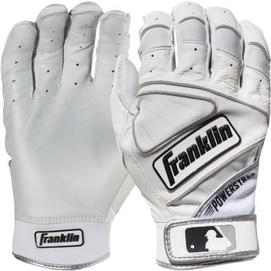 Franklin Adult Powerstrap Chrome Batting Glove                                                                                  