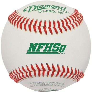 Diamond NFHS Professional League Leather Baseballs                                                                              