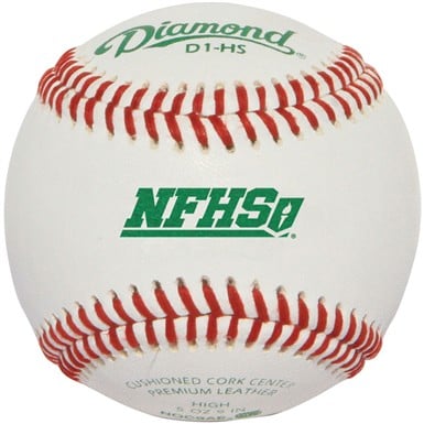 Diamond D1-NFHS Leather Baseballs                                                                                               