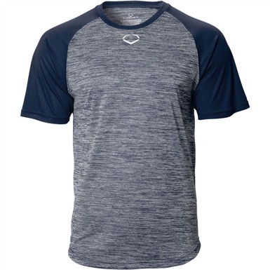 Evoshield Men's Heather Tech Baseball T-Shirt                                                                                   