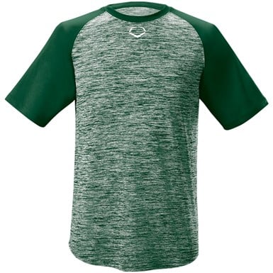 Evoshield Youth Heather Tech Baseball T-Shirt                                                                                   