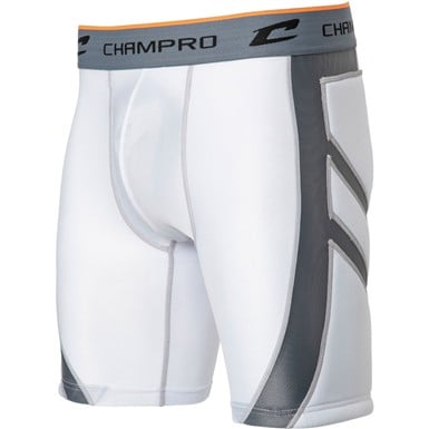 Champro Men's Wind-Up Compression Baseball Sliding Short w/Cup                                                                  