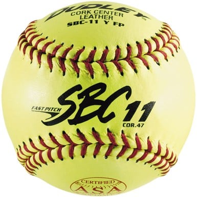 Dudley SBC11 USASB  Leather 11 Inch Fastpitch Softball                                                                          