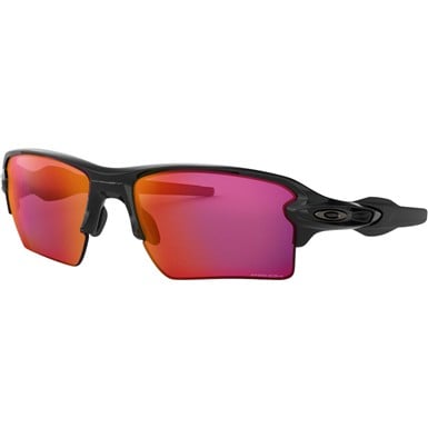 Oakley Flak 2.0 XL Sunglasses w/Prizm Field Lens (Black Frame, Red Lenses)                                                      