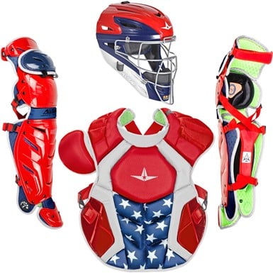 All Star Adult System7 Axis USA Pro Catcher's Set                                                                               