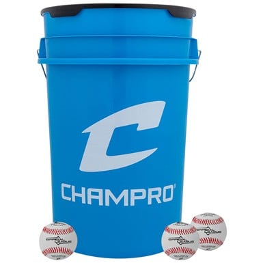 Champro 200D Practice Baseballs 24 Balls w/Bucket                                                                                           