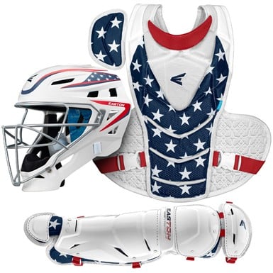 Easton Jen Schro The Very Best Ltd Ed USA Fastpitch Softball Catchers Set (Large)                                               