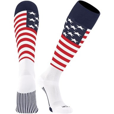 TCK Stars & Stripes OTC Baseball and Softball Sock                                                                              