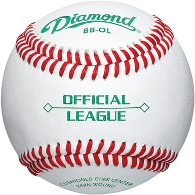 Diamond BB-OL Official League Practice Leather Baseballs                                                                        