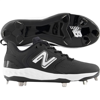 New Balance Men's Fresh Foam X 3000v6 Synthetic Low Metal Baseball Cleats                                                       