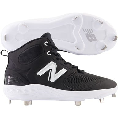 New Balance Men's Fresh Foam X 3000v6 Synthetic Mid Metal Baseball Cleats                                                       
