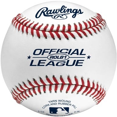 Rawlings ROLB1 Official League Baseball                                                                                         