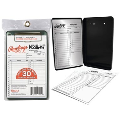 Rawlings Line Up Card Case w/30 Lineup Cards                                                                                    