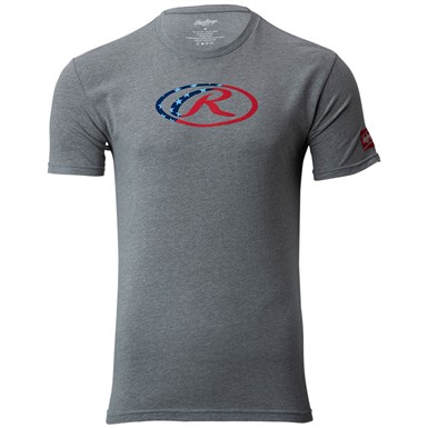 Rawlings Men's Oval USA Baseball T-Shirt                                                                                        