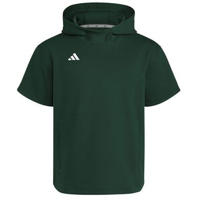 adidas Men's Dugout Short Sleeve Baseball Training Hoodie                                                                       