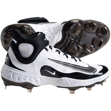 NIKE Men's Alpha Huarache Elite 4 Mid Metal Baseball Cleats                                                                     