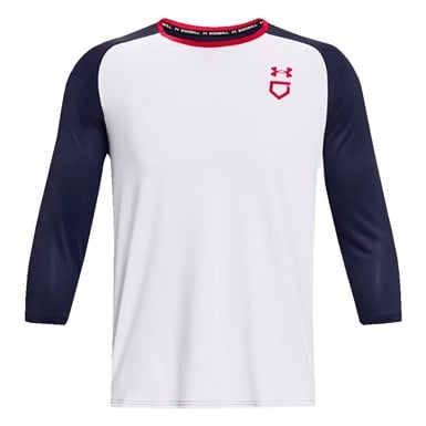 Under Armour Men's Utility 3/4 Sleeve Baseball Shirt                                                                            