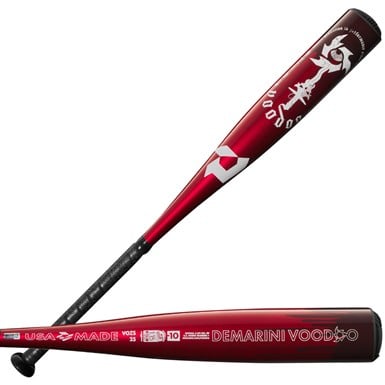DeMarini 2025 Voodoo One Piece USSSA Baseball Bat -10                                                                           