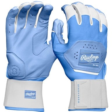 Rawlings Adult Workhorse Compression Strap Batting Gloves                                                                       