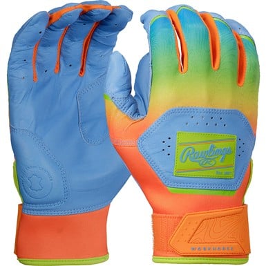 Rawlings Youth Workhorse Fun Burst Limited Edition Batting Gloves                                                               