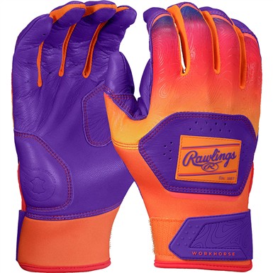 Rawlings Youth Workhorse Fun Burst Limited Edition Batting Gloves                                                               