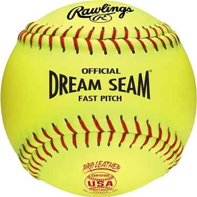 Rawlings Dream Seam USA Pro Leather Fastpitch Softball                                                                          