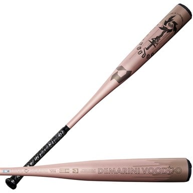 DeMarini Voodoo One Rose Gold Limited Edition BBCOR Baseball Bat -3                                                             