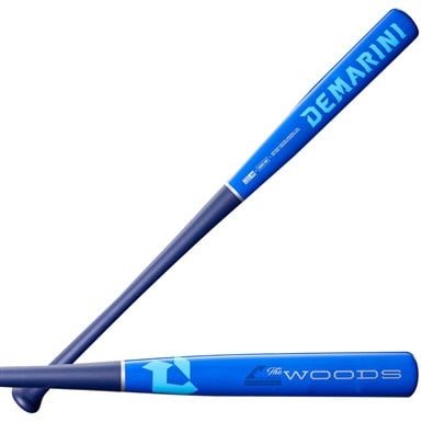 DeMarini The Woods Pro Maple Wood Blue Composite Bat                                                                            
