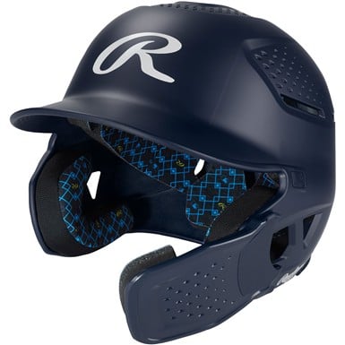 Rawlings RX2 Series Batting Helmet w/ Reversible & Adjustable Jaw Guard                                                         