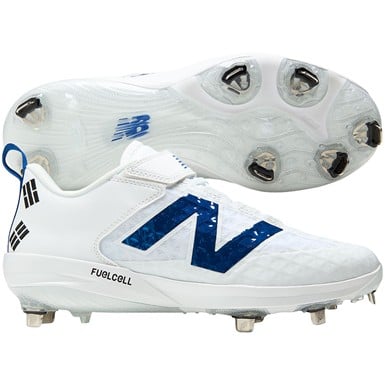 New Balance Mens 4040v8 WBC LE Low Metal Baseball Cleats