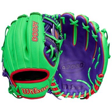 Wilson L/E A2K Big League Chew Sour Apple 1786 11.5in Baseball Glove