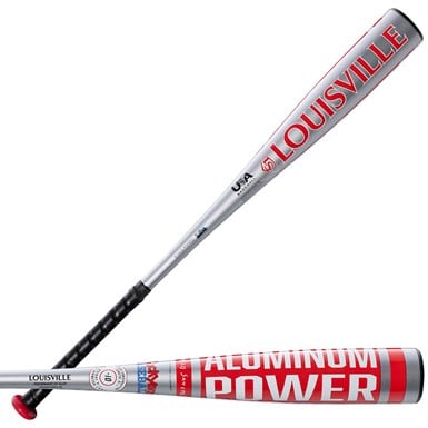 Louisville Slugger L/E Backyard Aluminum Power Omaha USA Baseball Bat -10