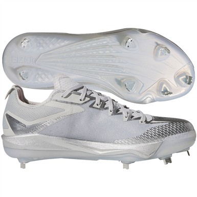 adidas Mens adizero Electric+ LE Silver Speed Metal Cleats