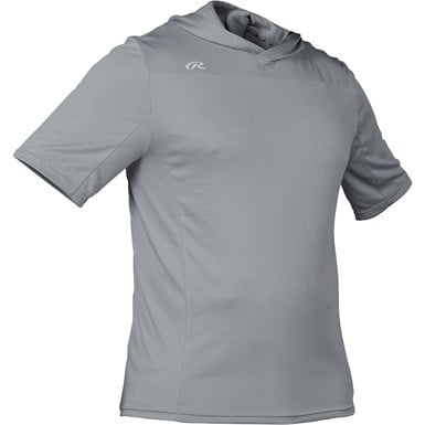 Rawlings Mens Lightweight Short Sleeve Training Hoodie
