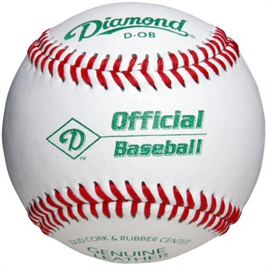 Diamond D-OB Official Leather Baseballs