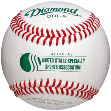 Diamond USSSA DOL-A Leather Baseballs