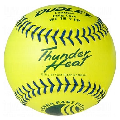 Dudley USSSA Thunder Heat Fastpitch Leather Softball