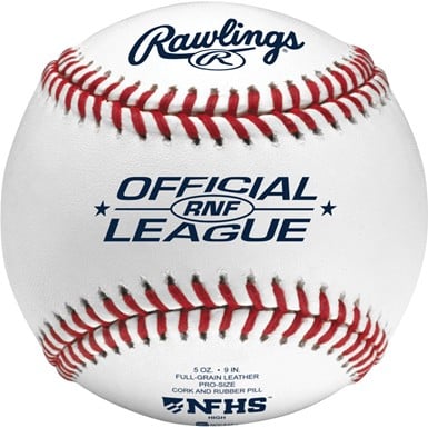Rawlings RNF NFHS Official League Leather Baseballs