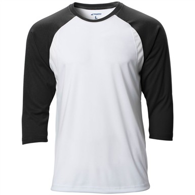 Champro Men's DRI-GEAR 3/4 Sleeve Complete Game Baseball T-Shirt                                                                
