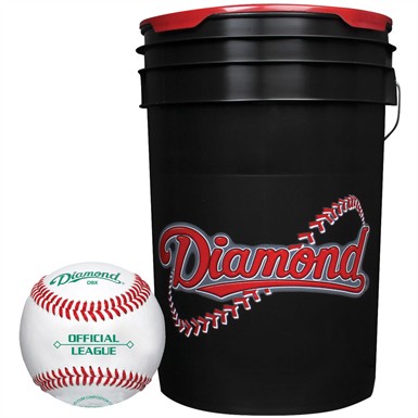 Diamond DBX Official League Duracover 30-Ball Baseball Bucket                                                                   