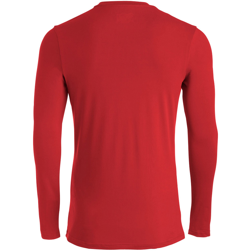 Mizuno Men's Competition Diamond Long Sleeve Shirt, Large, Red