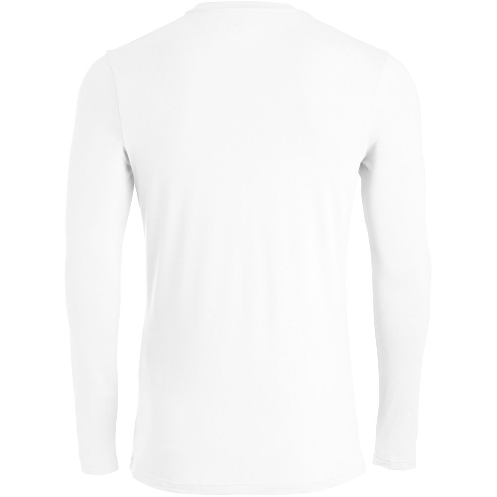 Mizuno Men's Competition Diamond Long Sleeve Shirt, Large, White
