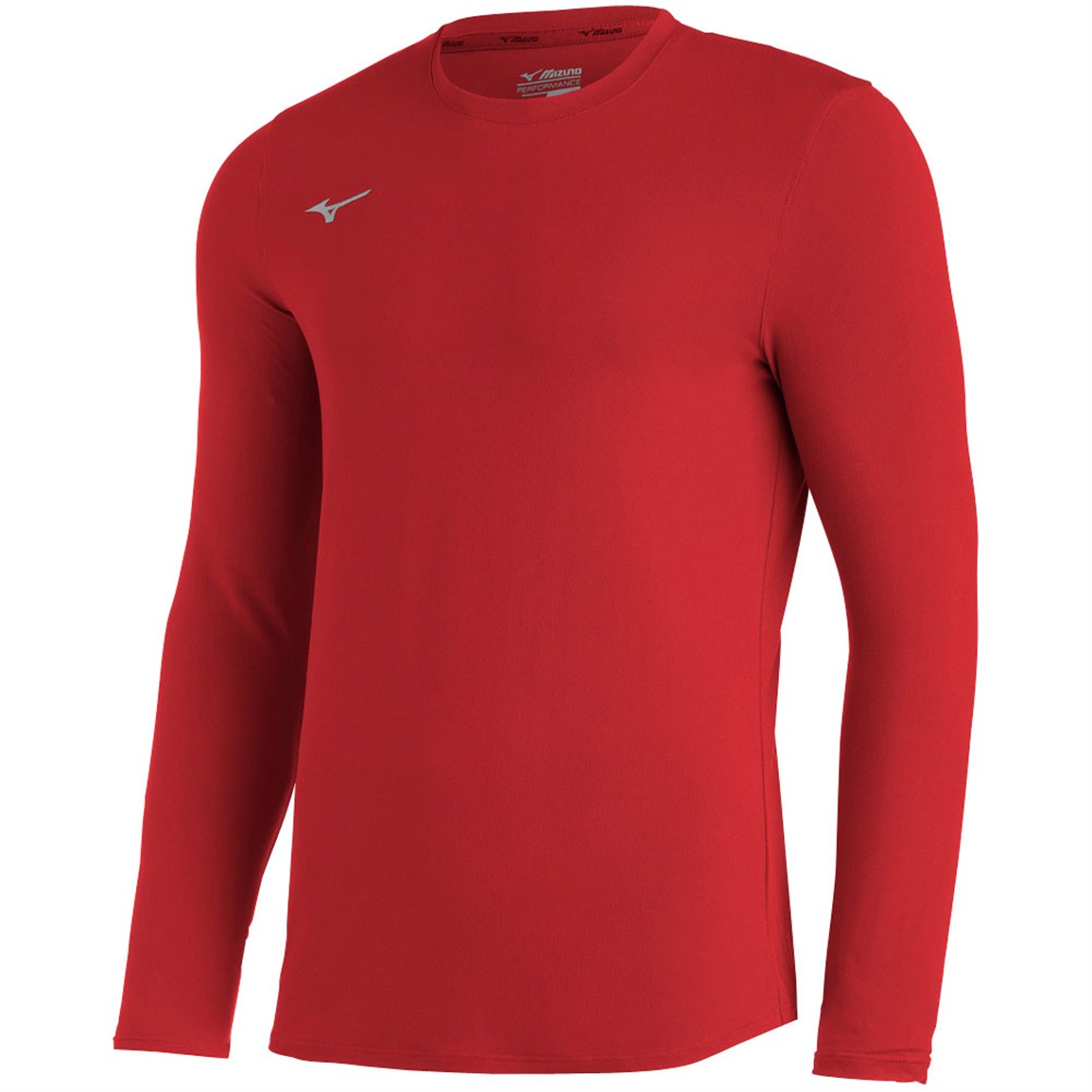 Mizuno Youth Attack Long Sleeve Crew Baseball Training Shirt